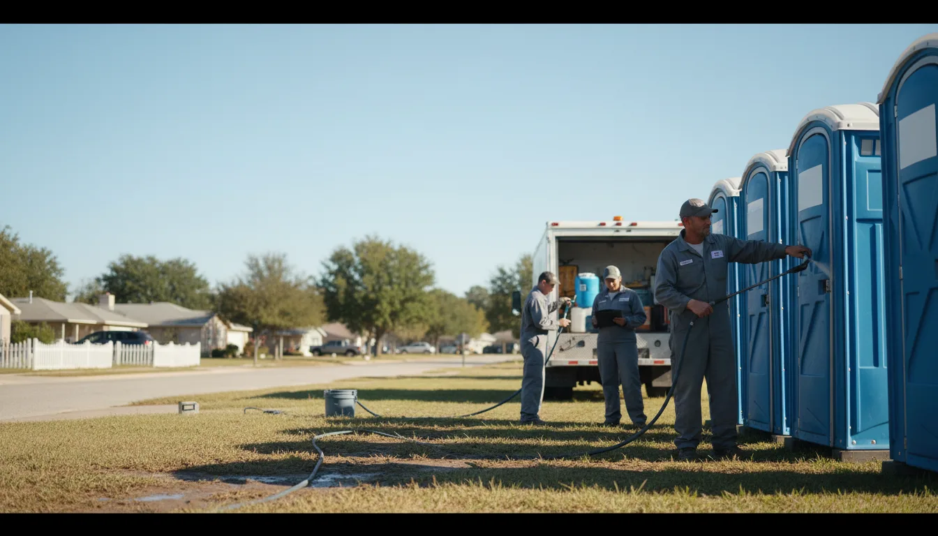 Long-Term Portable Toilet Rental in Hessmer, LA near me